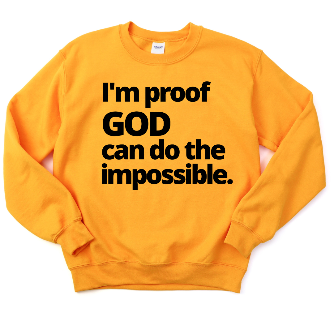 GOD CAN Unisex Sweatshirt