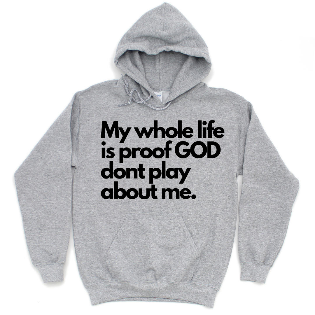 He don't play Unisex Hoodie