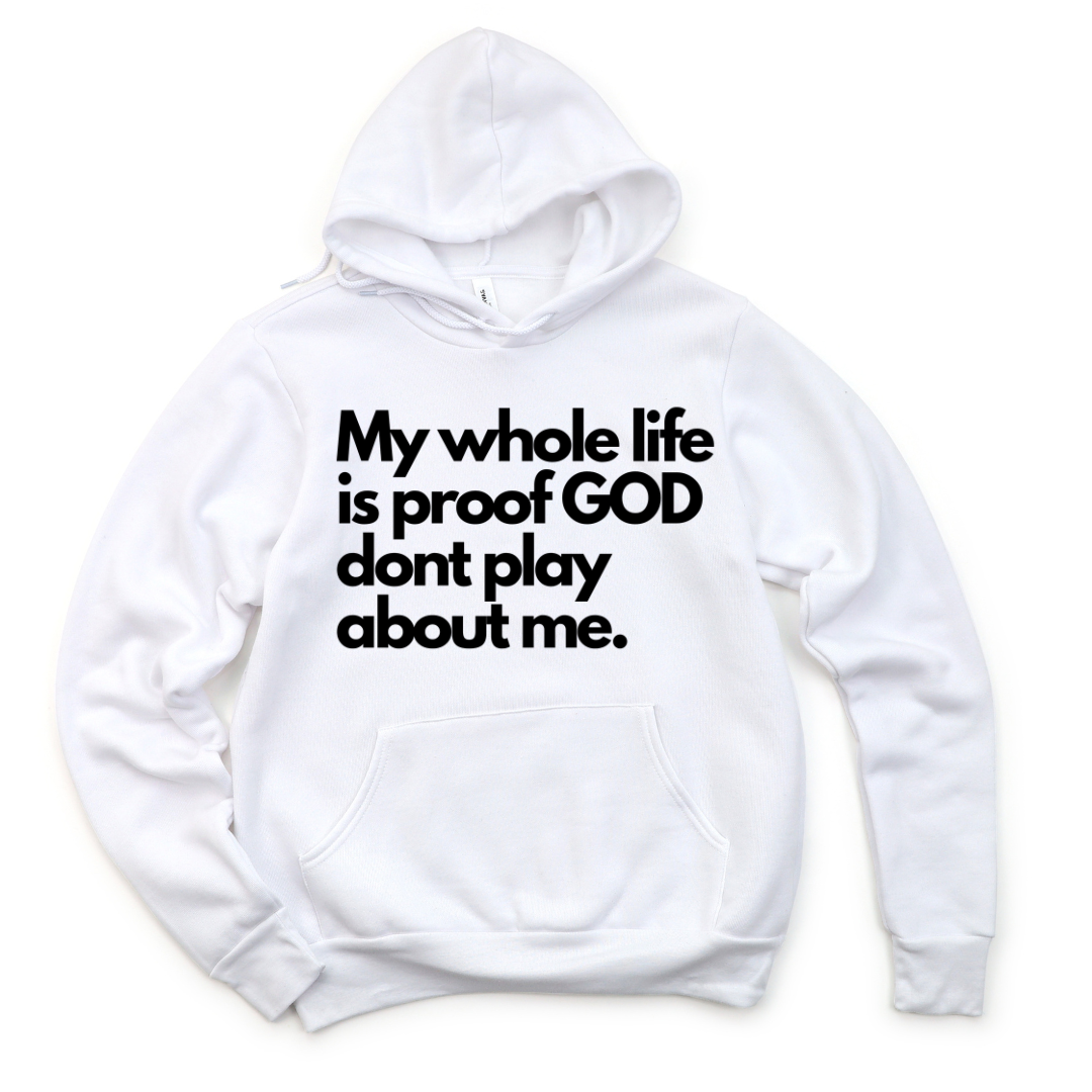 He don't play Unisex Hoodie