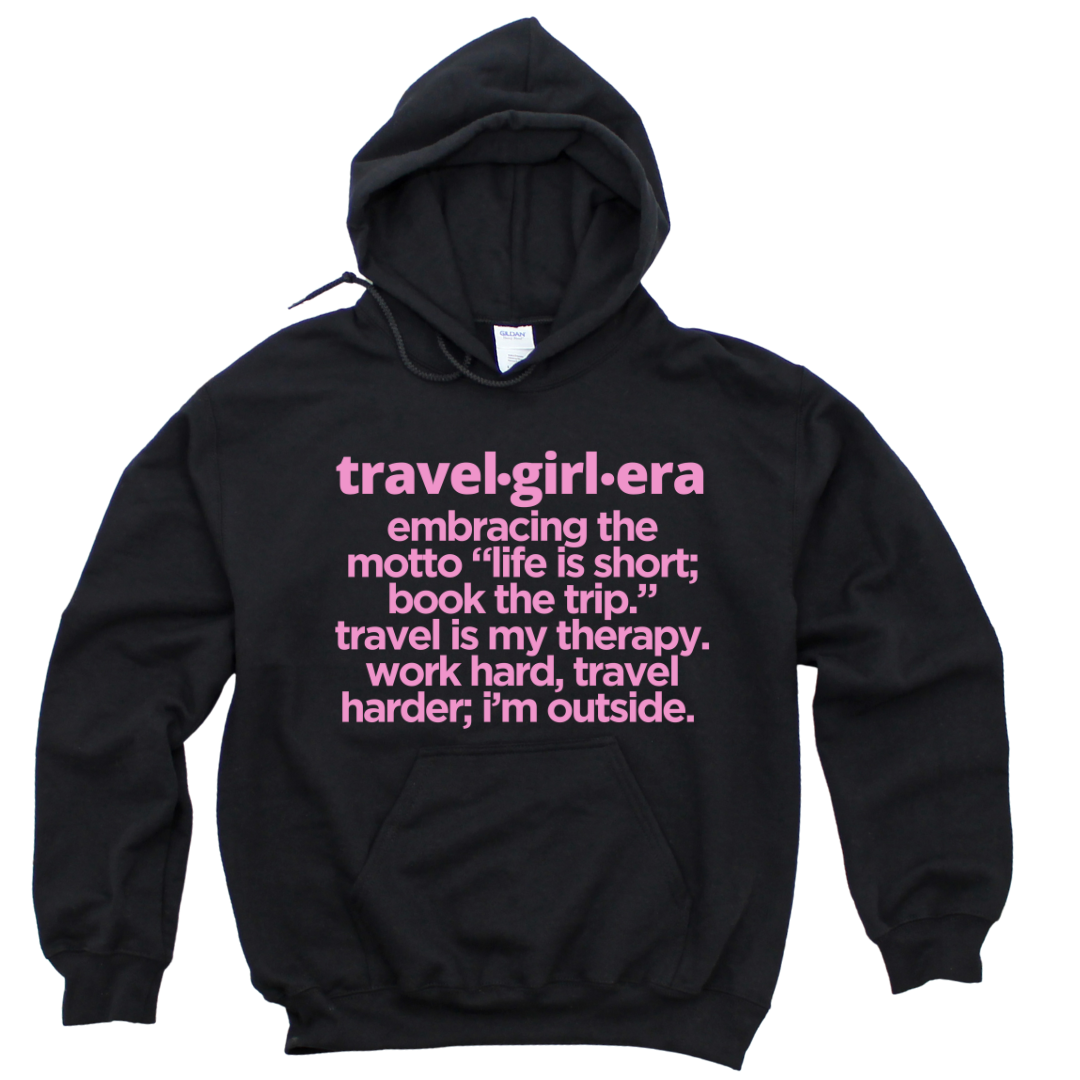Travel Girl Era Unisex Hoodie