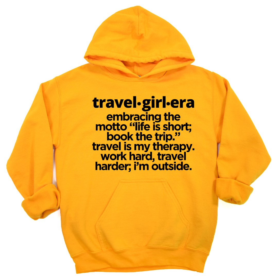 Travel Girl Era Unisex Hoodie