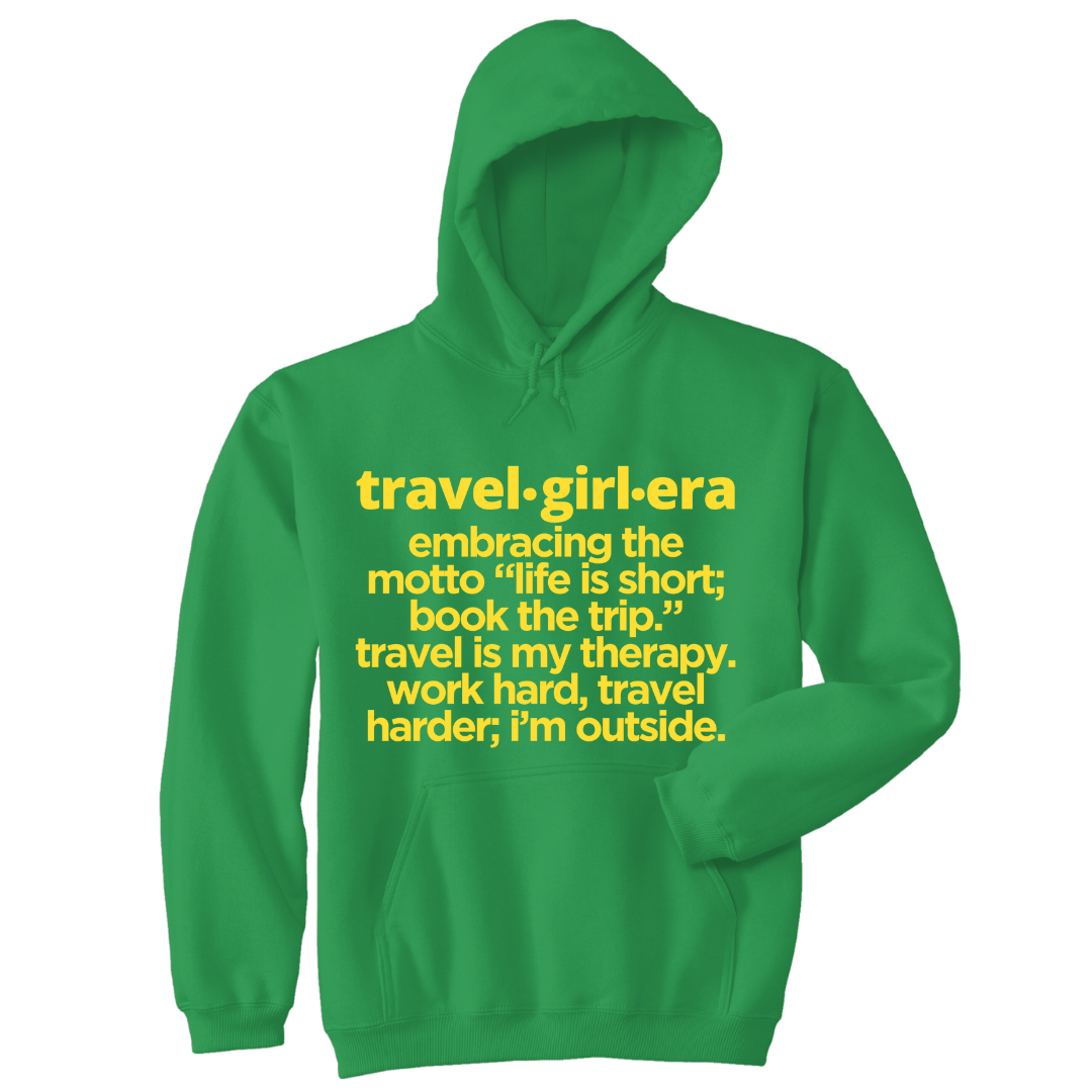 Travel Girl Era Unisex Hoodie