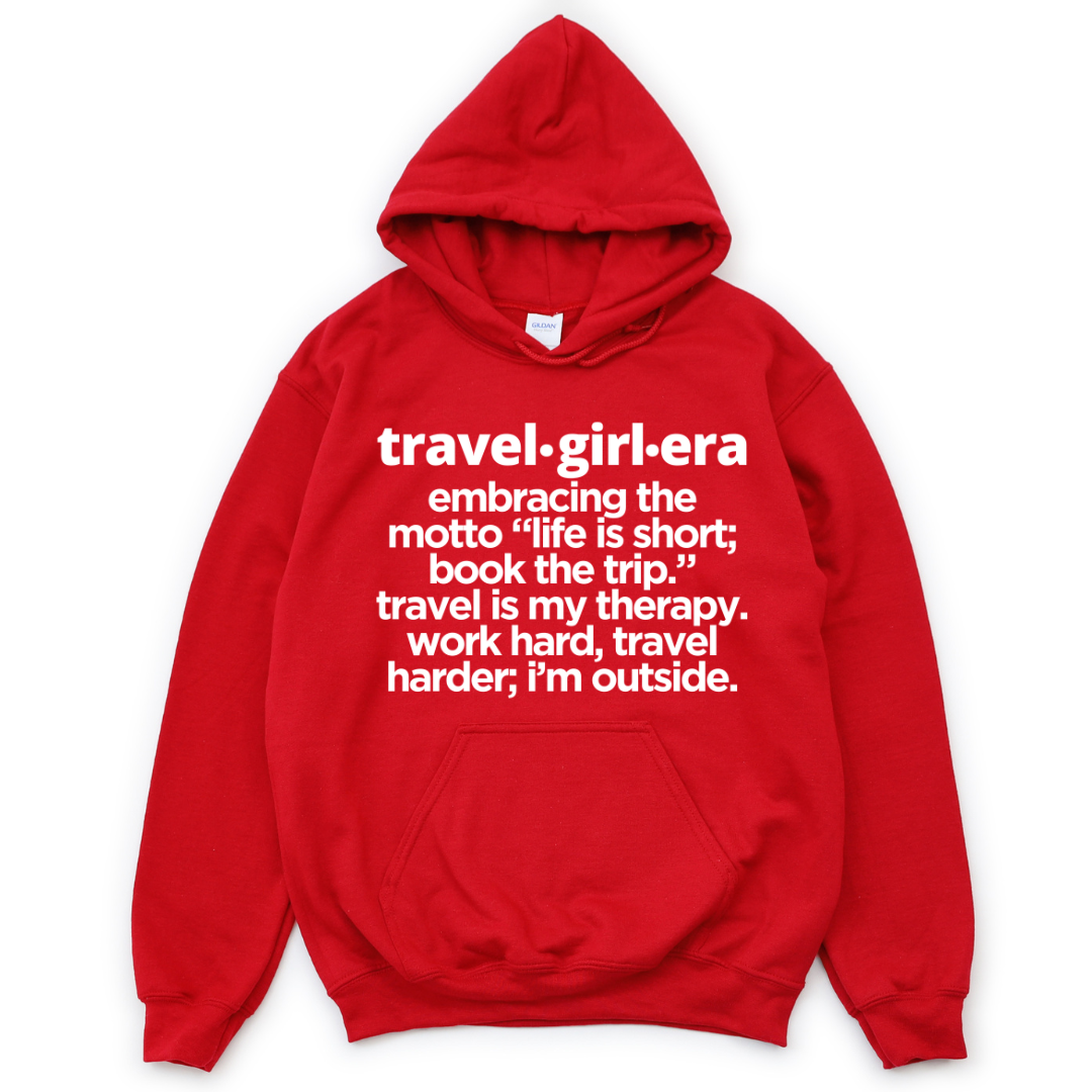 Travel Girl Era Unisex Hoodie