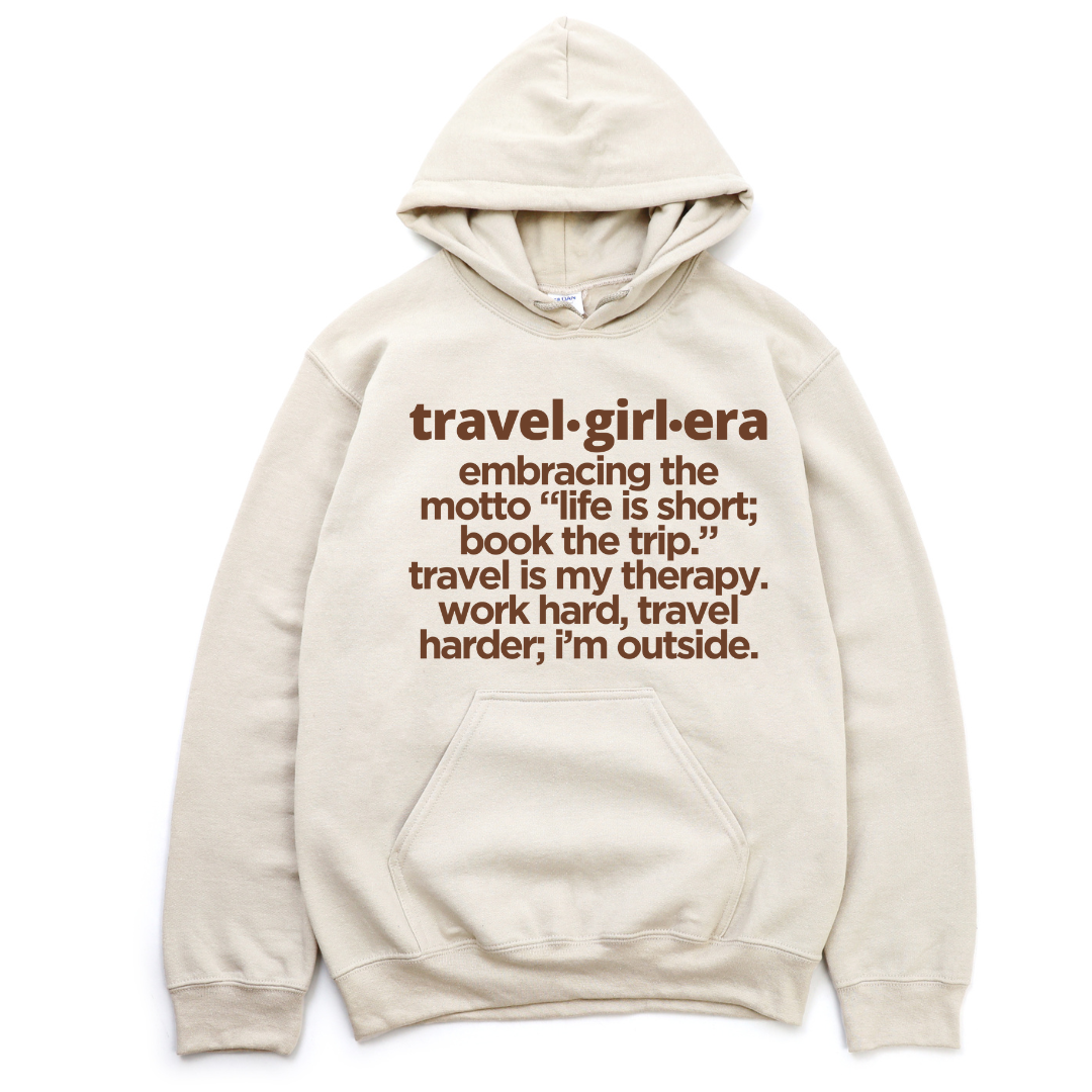 Travel Girl Era Unisex Hoodie