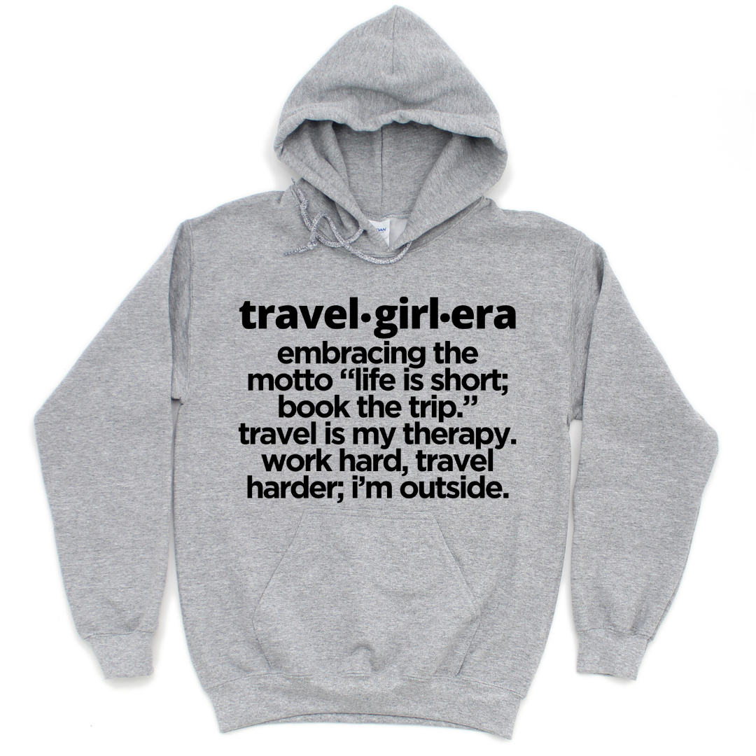 Travel Girl Era Unisex Hoodie