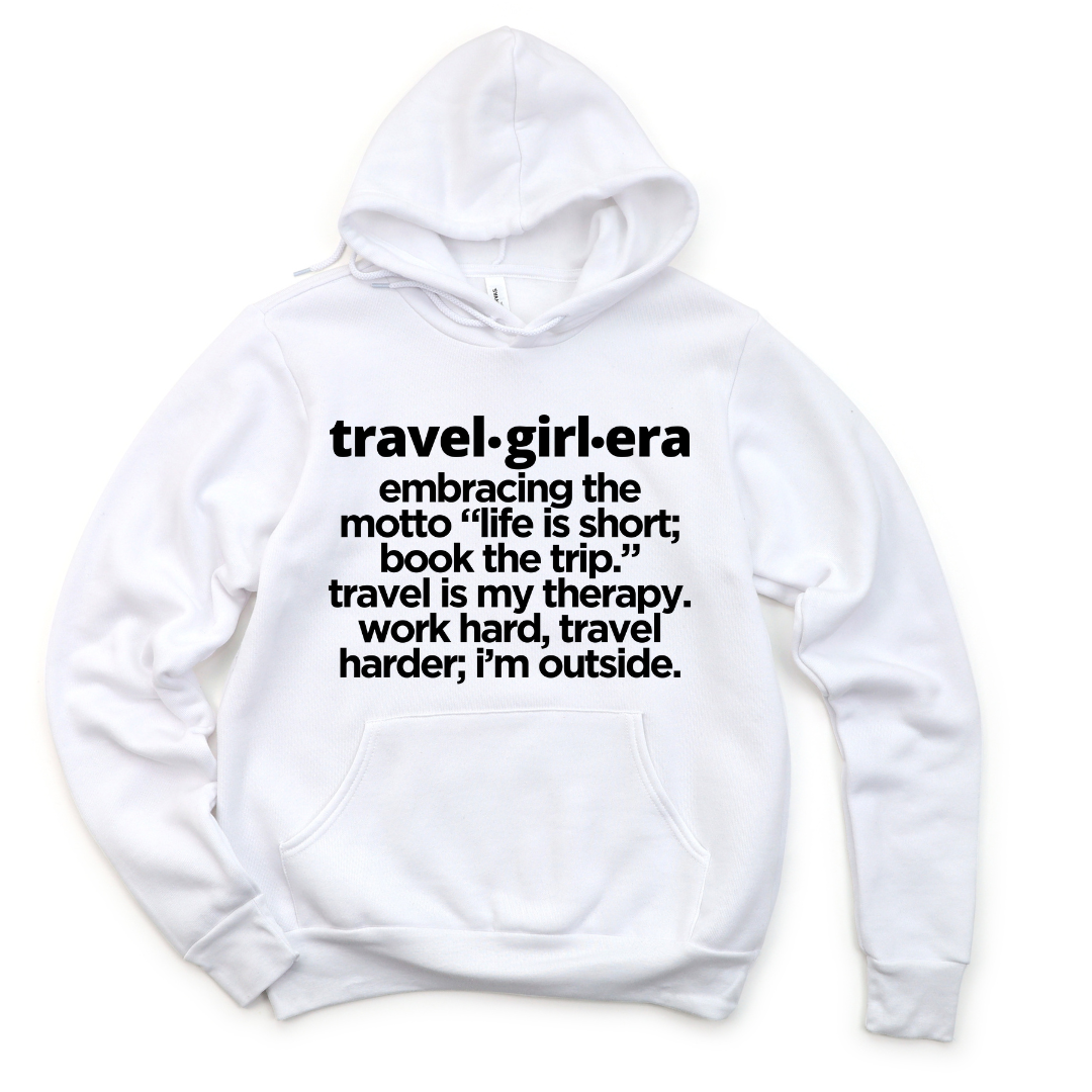 Travel Girl Era Unisex Hoodie