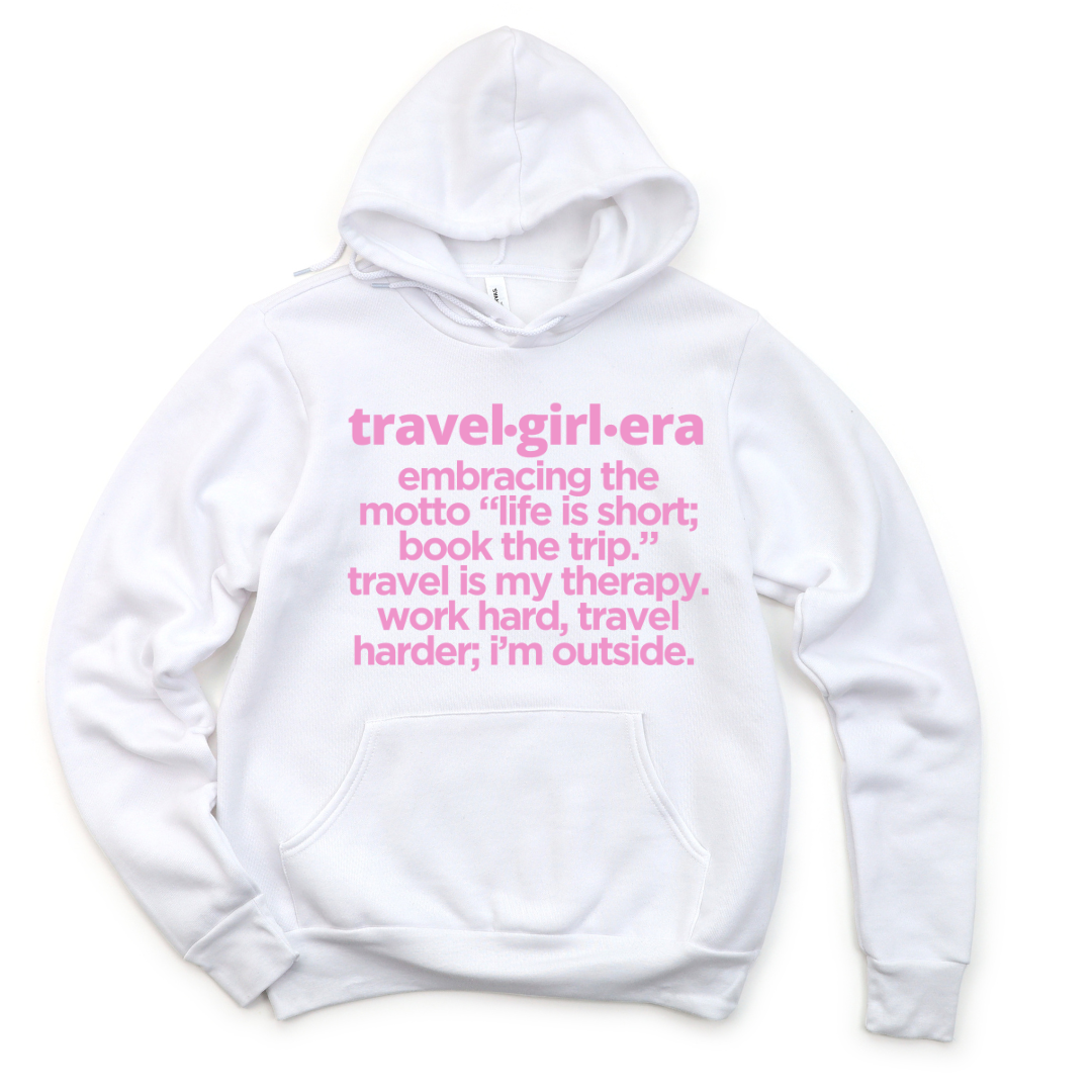 Travel Girl Era Unisex Hoodie
