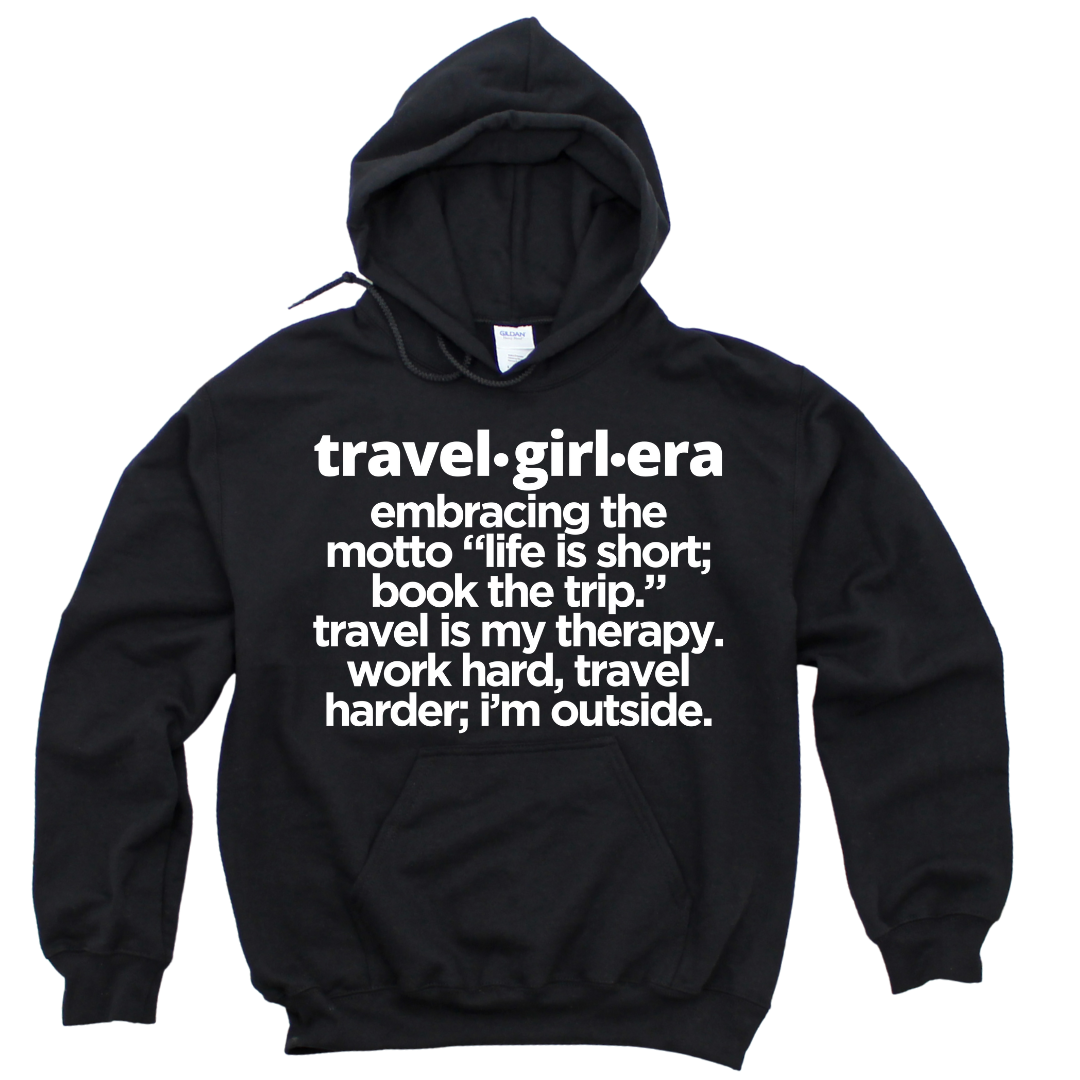 Travel Girl Era Unisex Hoodie