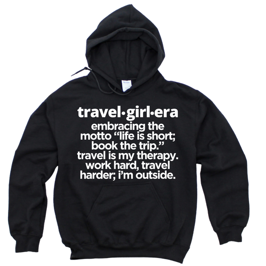 Travel Girl Era Unisex Hoodie