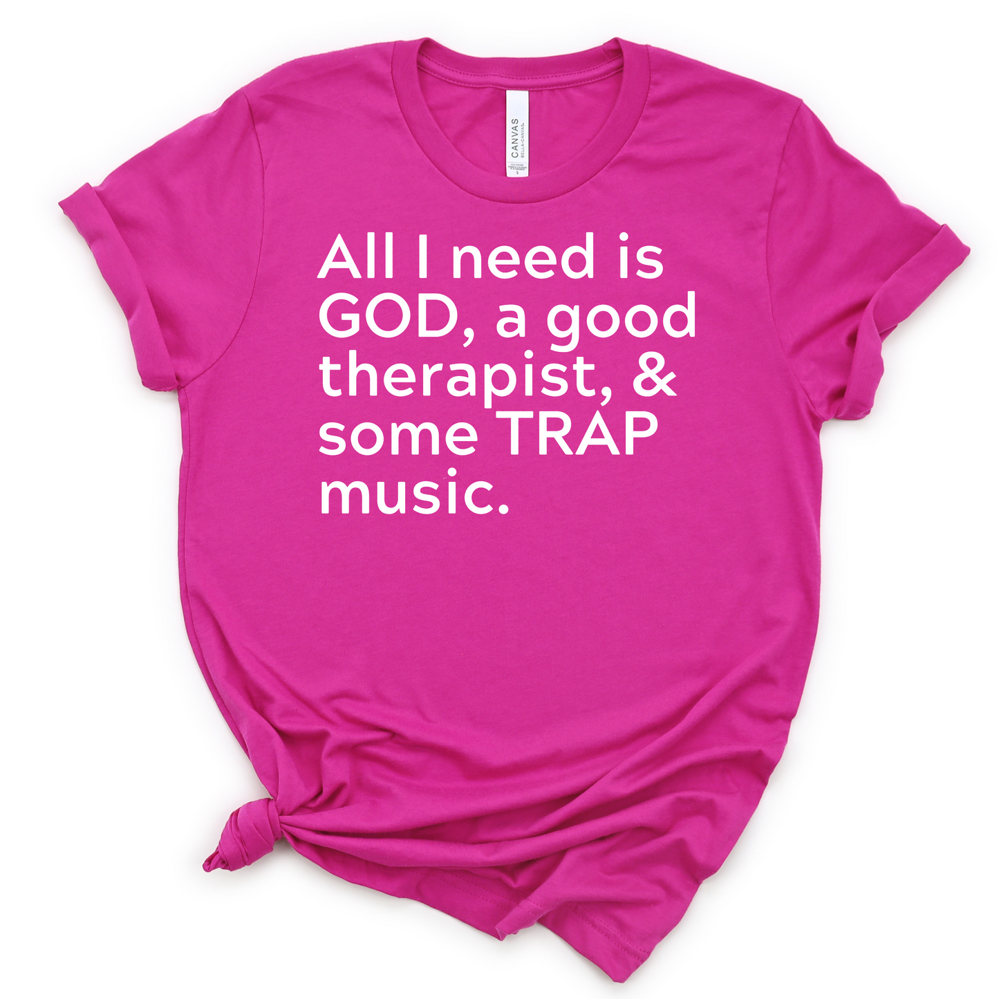 GOD, Therapy & TRAP Unisex T-shirt