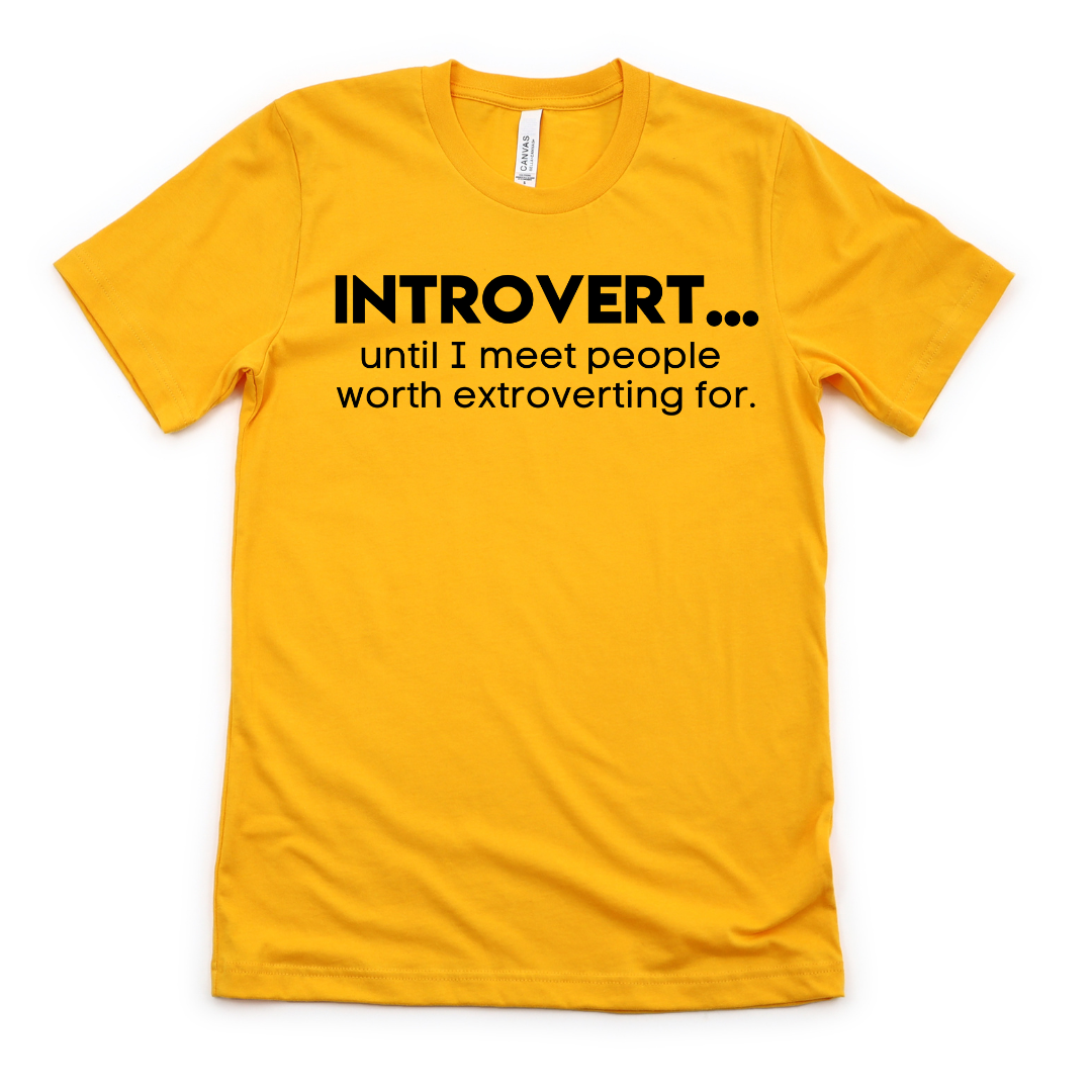 Introverted Extrovert Unisex T-shirt