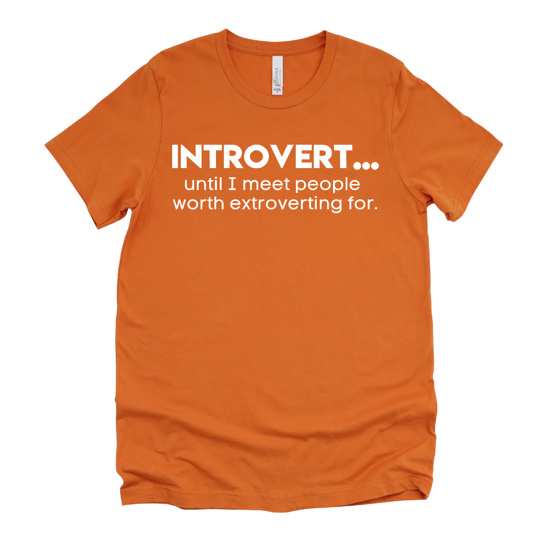 Introverted Extrovert Unisex T-shirt
