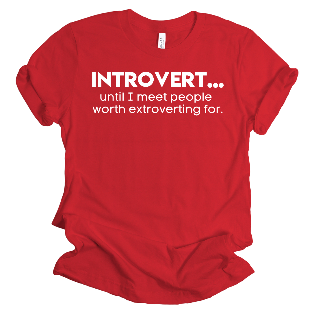 Introverted Extrovert Unisex T-shirt