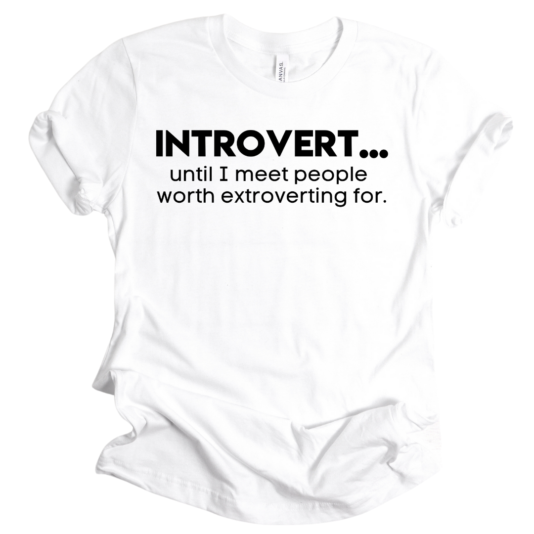 Introverted Extrovert Unisex T-shirt