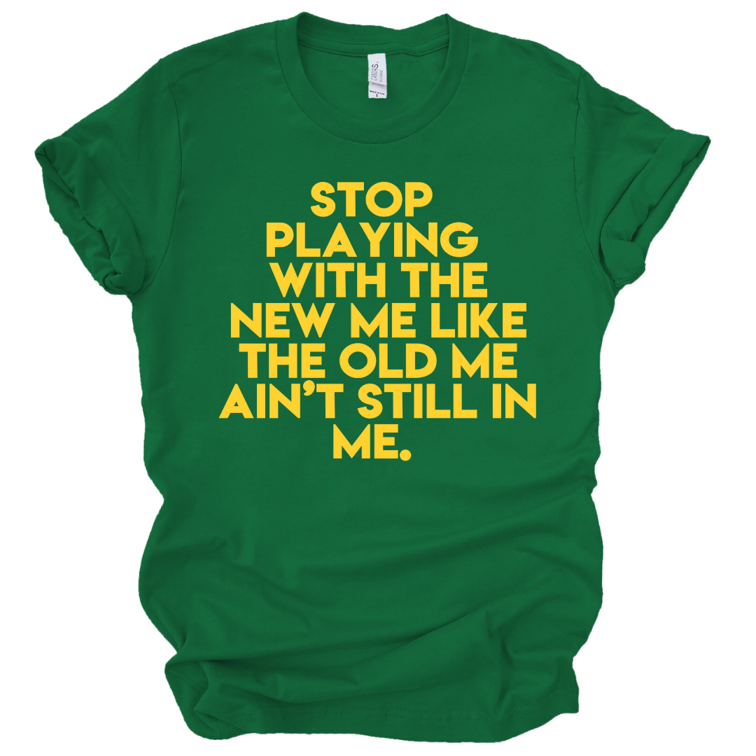 Stop Playing Unisex T-shirt