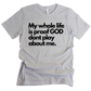 He don't play about me Unisex T-shirt
