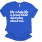 He don't play about me Unisex T-shirt