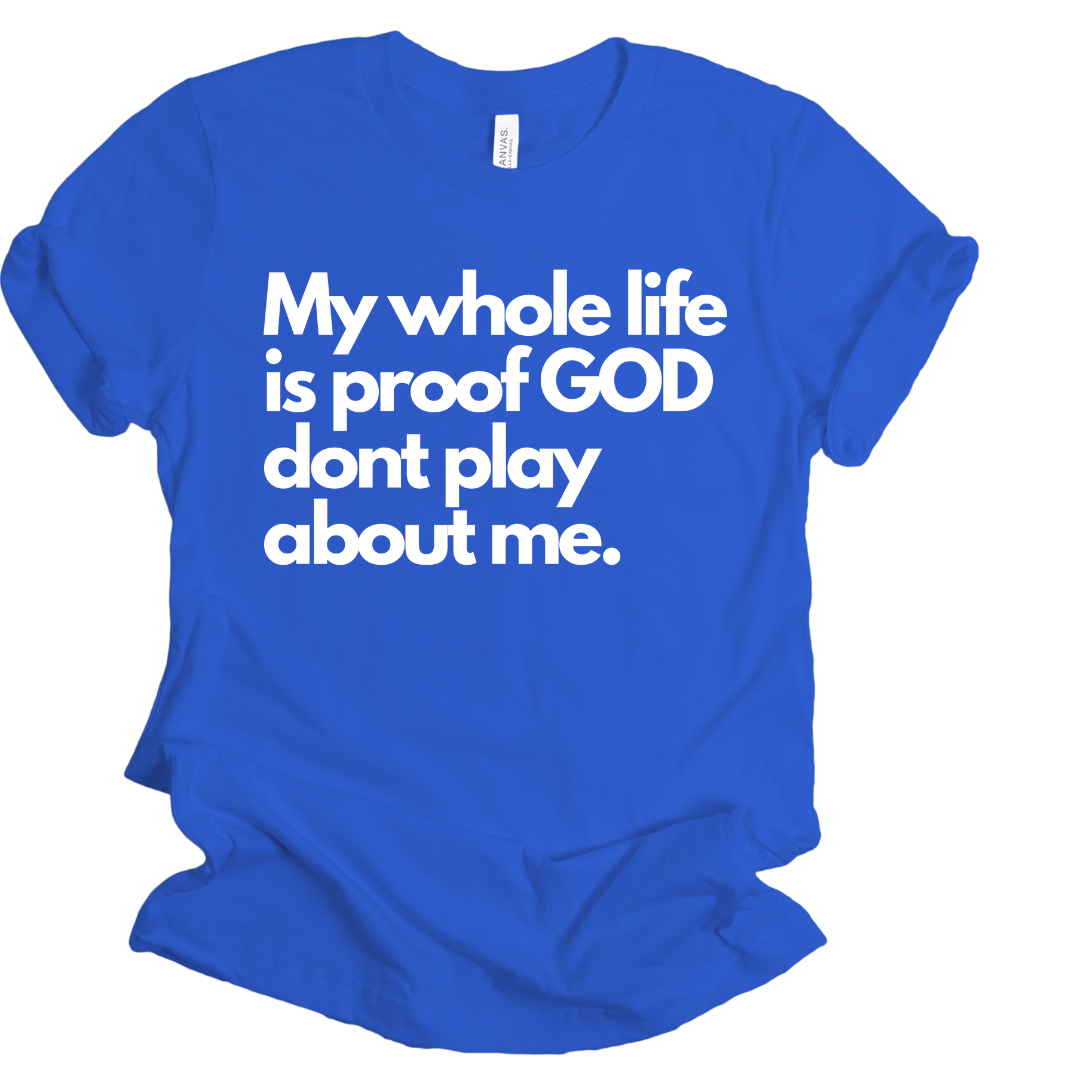 He don't play about me Unisex T-shirt