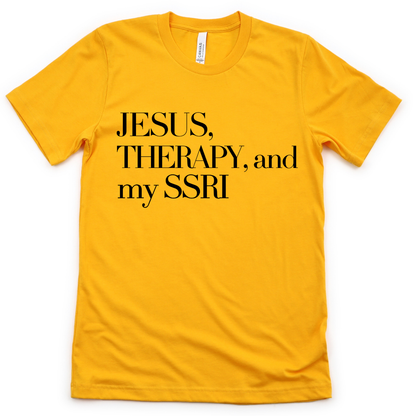 Jesus & Therapy Unisex Tshirt