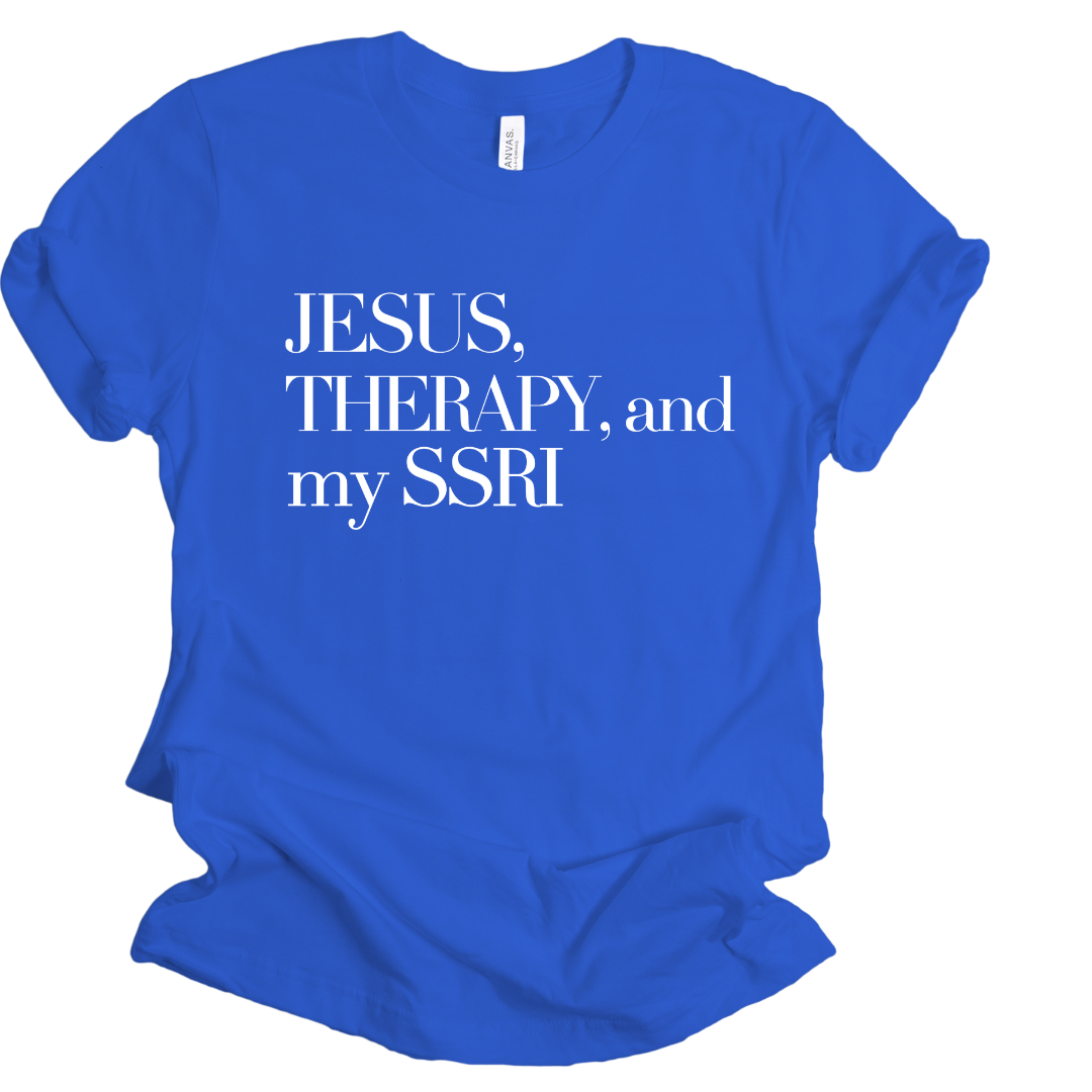 Jesus & Therapy Unisex Tshirt