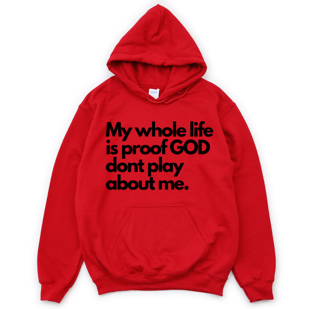 He don't play Unisex Hoodie