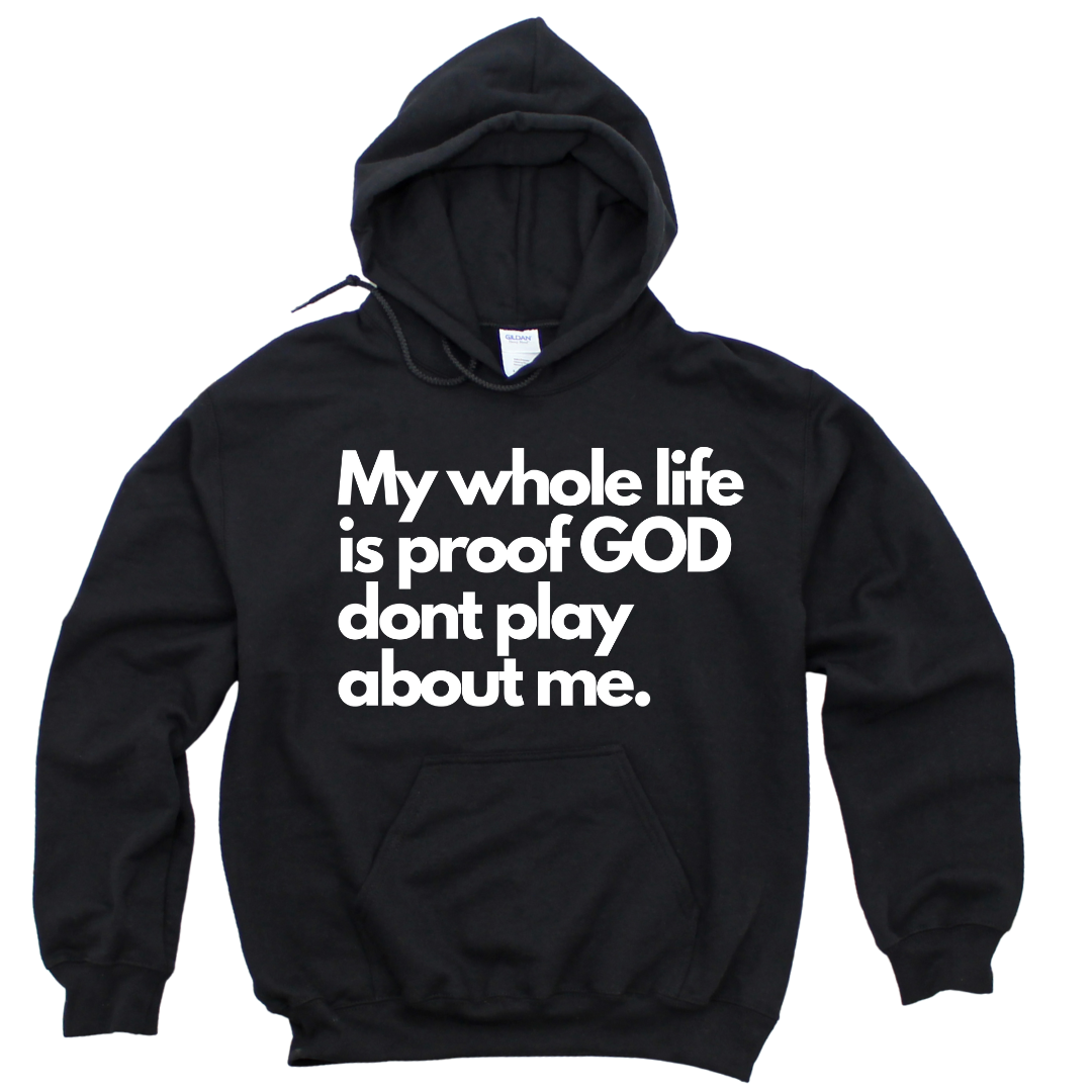 He don't play Unisex Hoodie