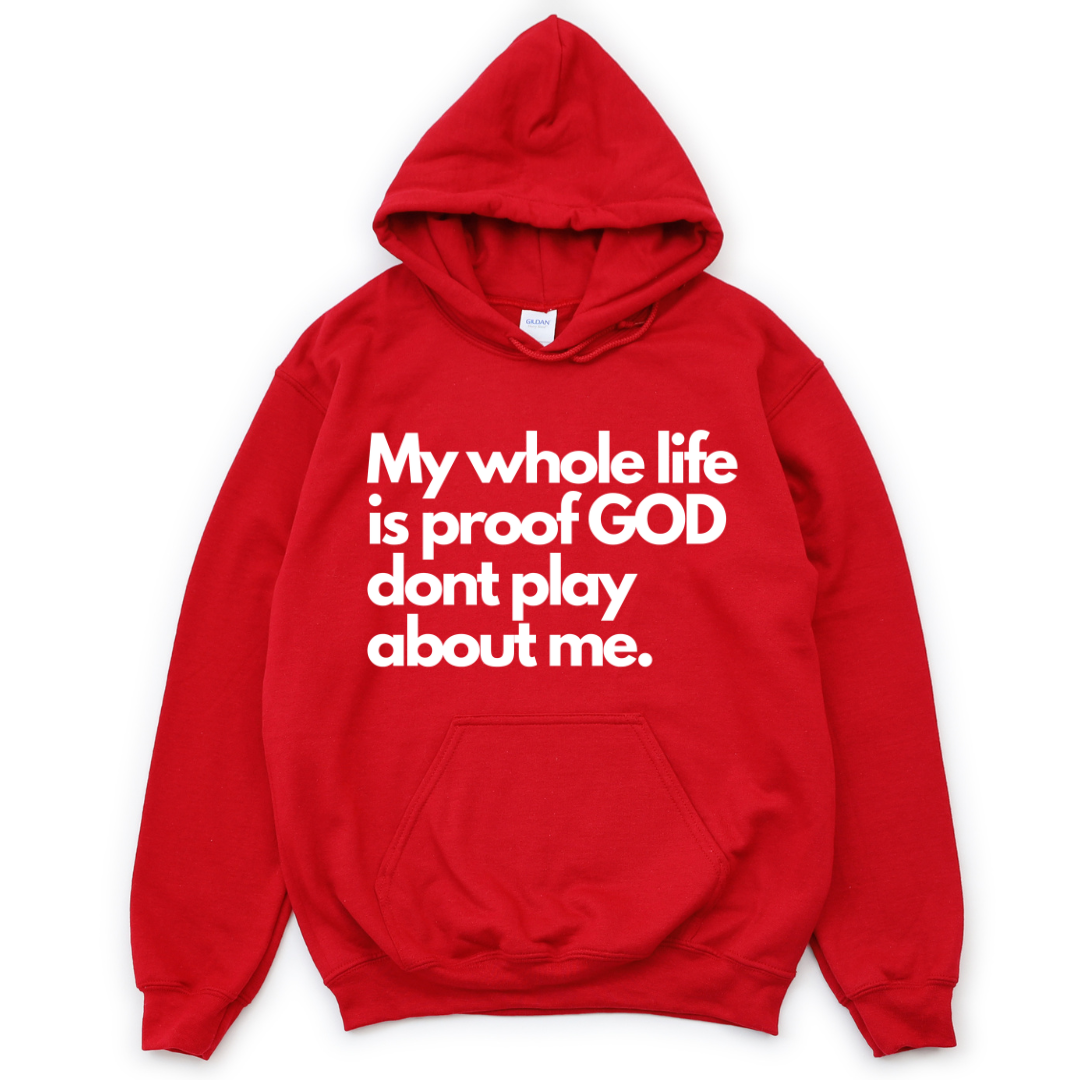 He don't play Unisex Hoodie