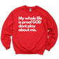 He don't play Unisex Sweatshirt