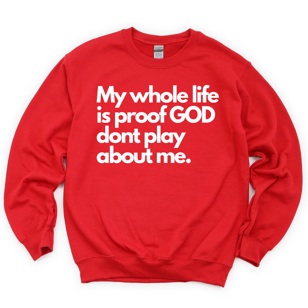 He don't play Unisex Sweatshirt