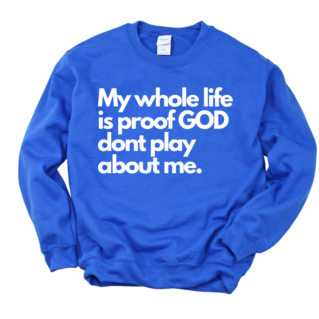 He don't play Unisex Sweatshirt