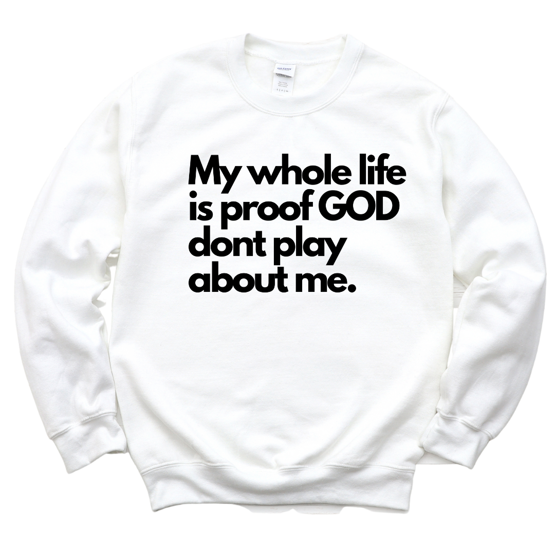 He don't play Unisex Sweatshirt