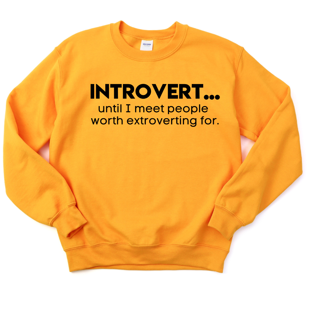 Introverted Extrovert Unisex Sweatshirt
