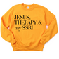 Jesus & Therapy Unisex Sweatshirt