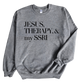 Jesus & Therapy Unisex Sweatshirt