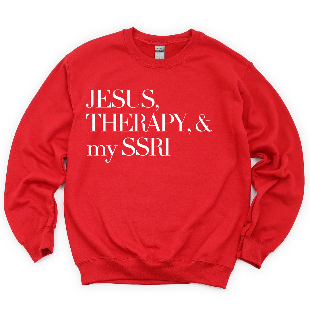 Jesus & Therapy Unisex Sweatshirt