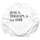 Jesus & Therapy Unisex Sweatshirt