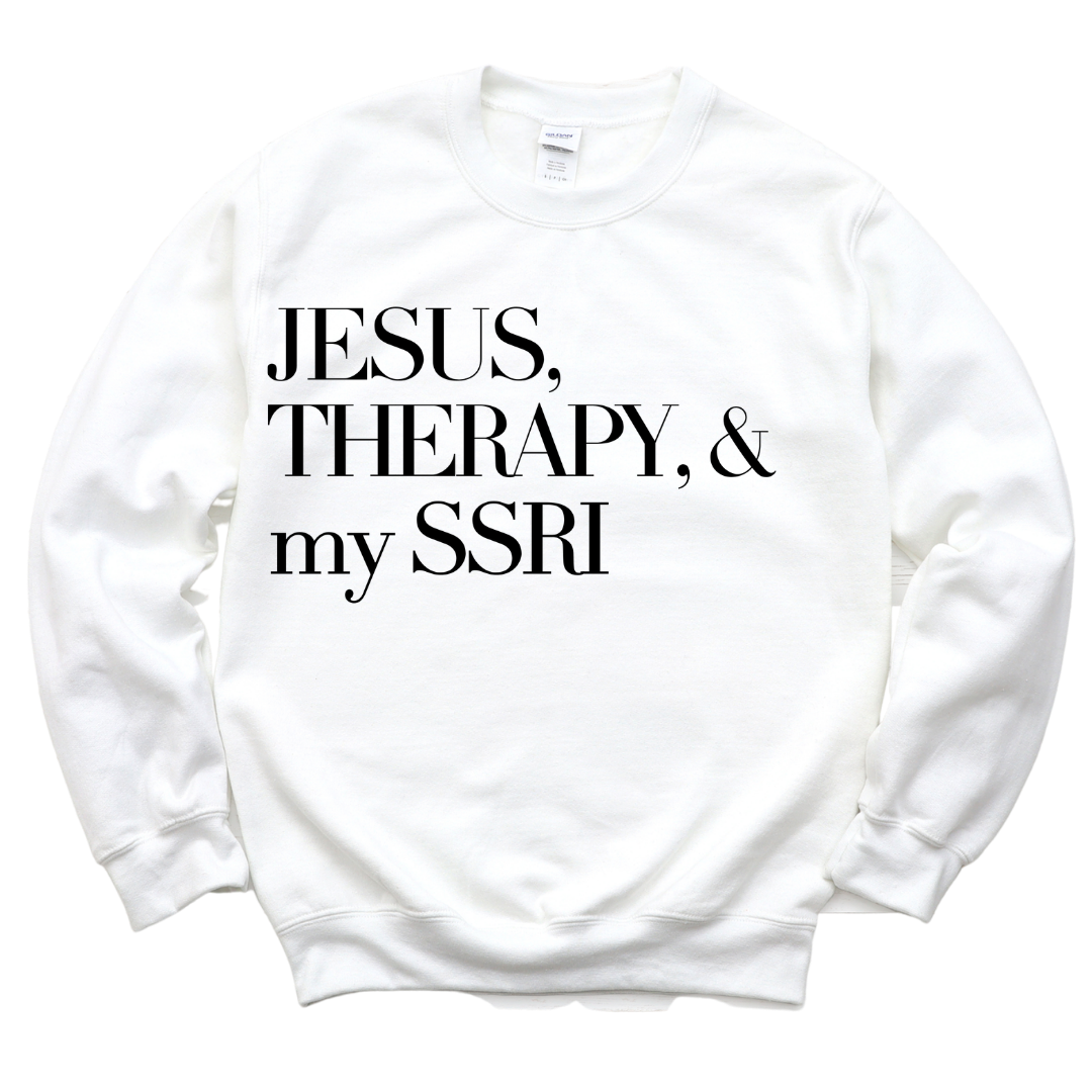 Jesus & Therapy Unisex Sweatshirt