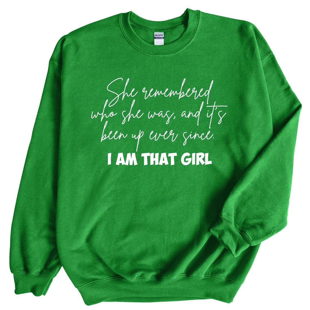 She remembered who she was Unisex Sweatshirt