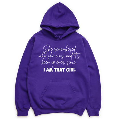She remembered who she was Unisex Hoodie