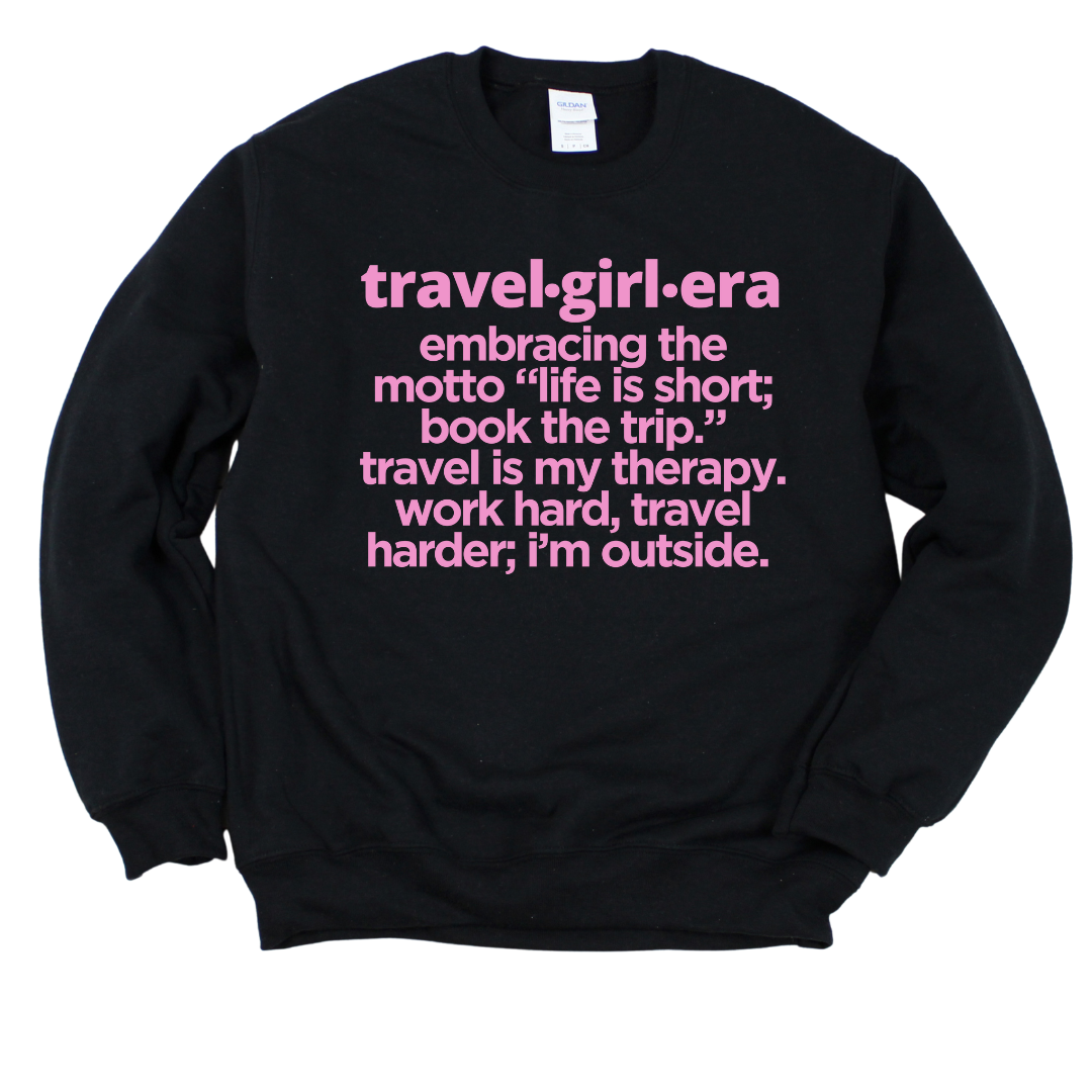 Travel Girl Era Unisex Sweatshirt