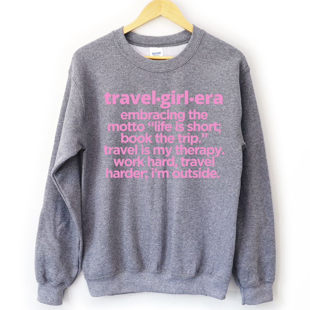 Travel Girl Era Unisex Sweatshirt