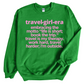Travel Girl Era Unisex Sweatshirt