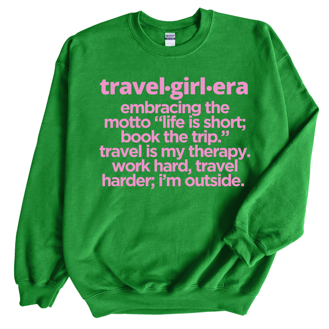 Travel Girl Era Unisex Sweatshirt