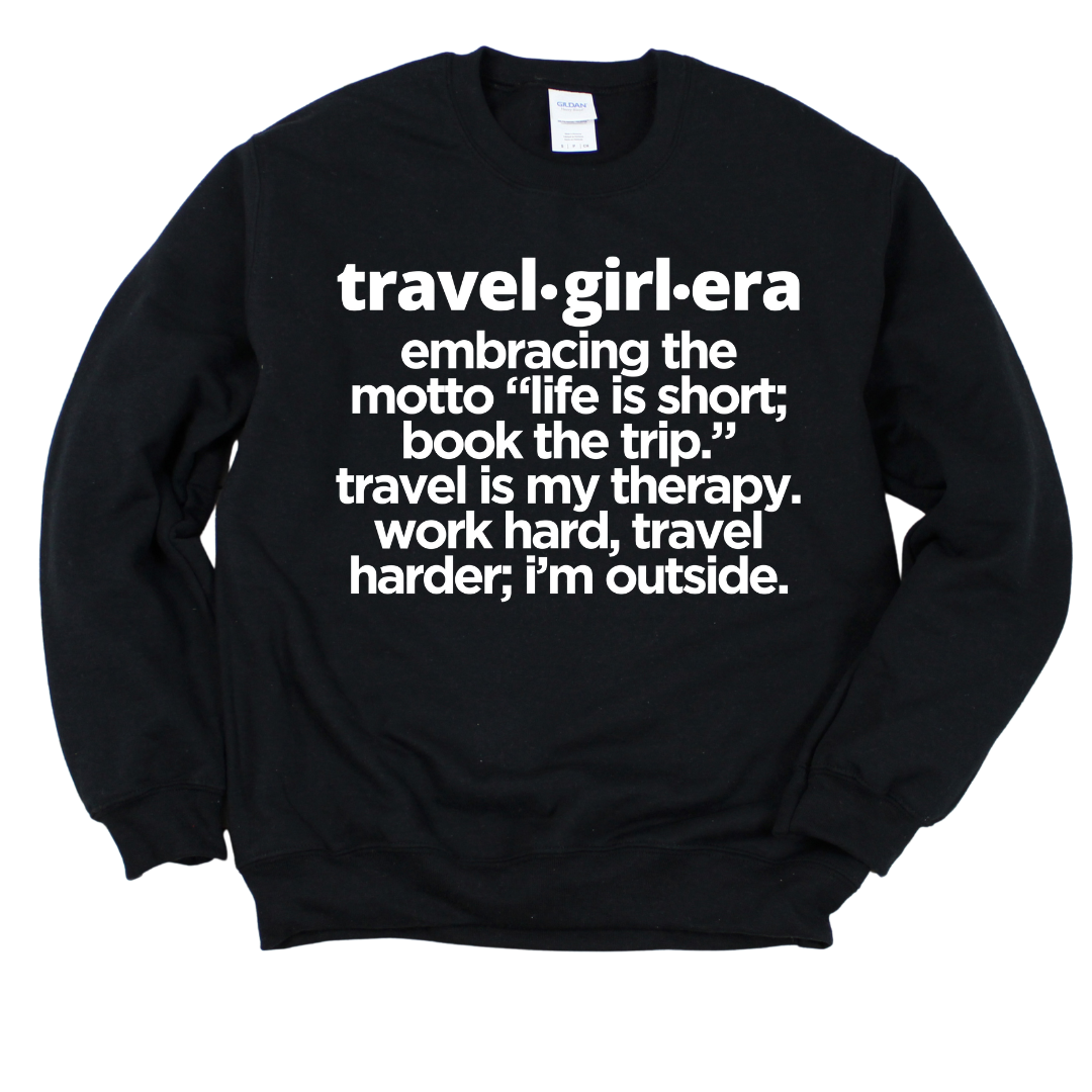 Travel Girl Era Unisex Sweatshirt