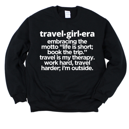 Travel Girl Era Unisex Sweatshirt