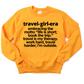 Travel Girl Era Unisex Sweatshirt