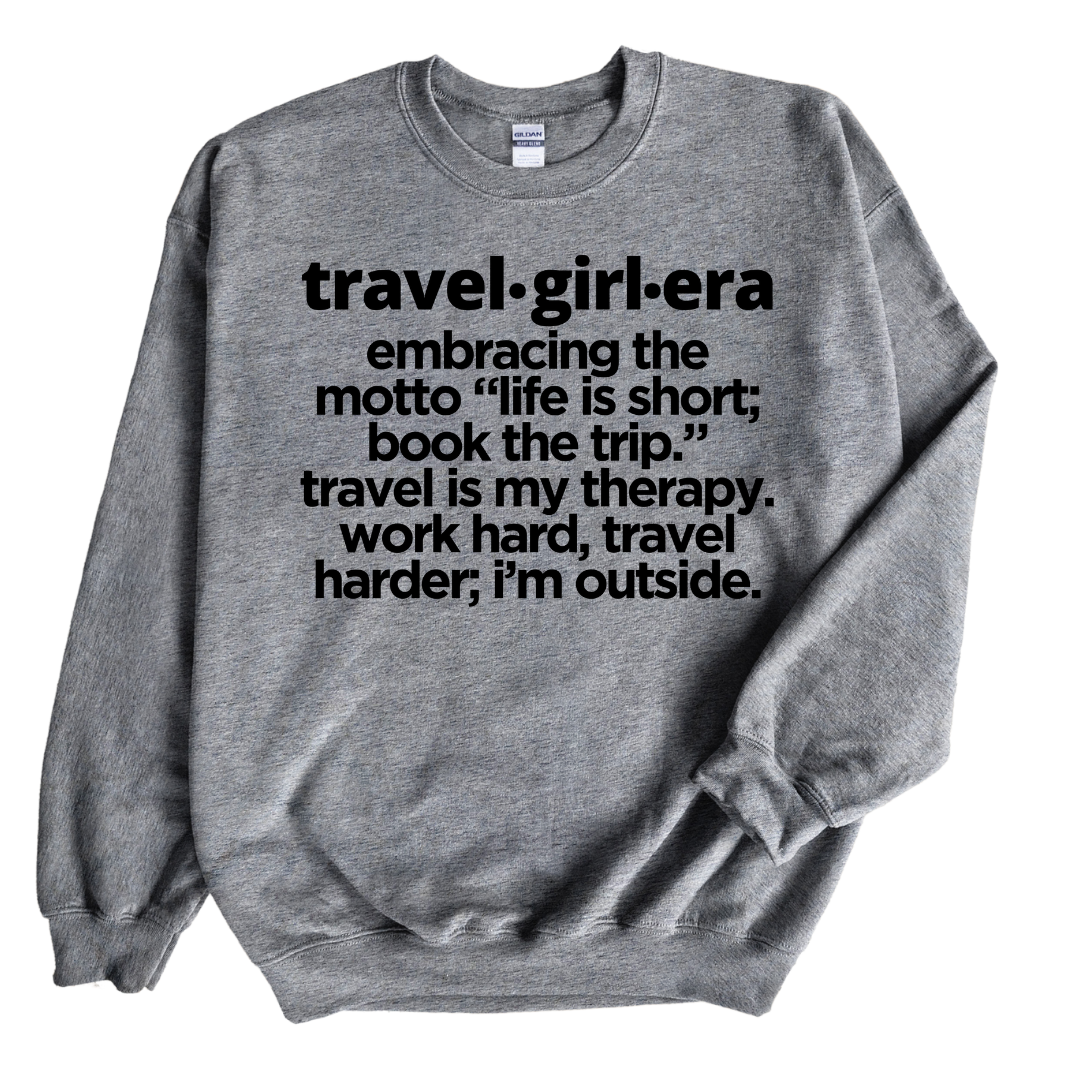 Travel Girl Era Unisex Sweatshirt