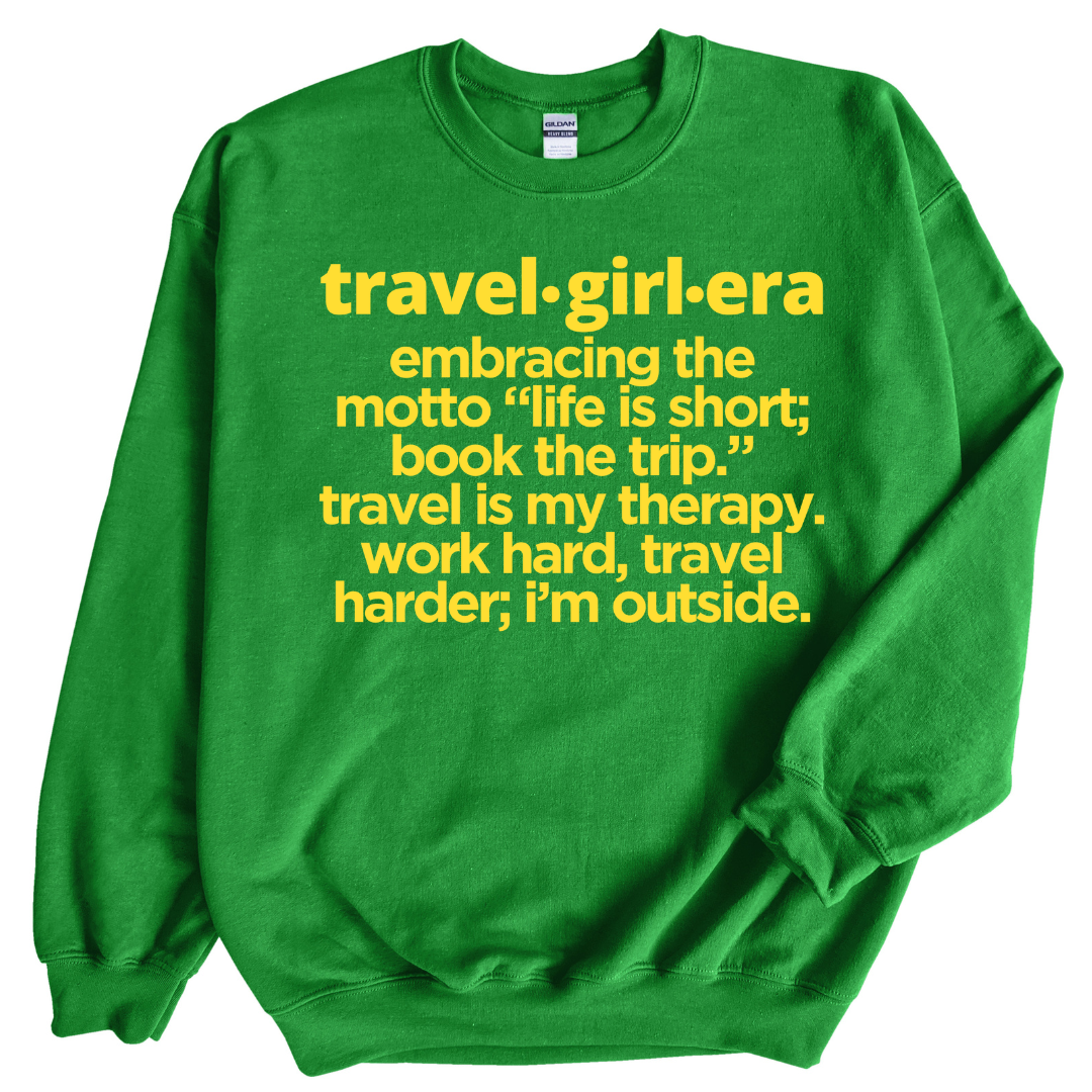 Travel Girl Era Unisex Sweatshirt