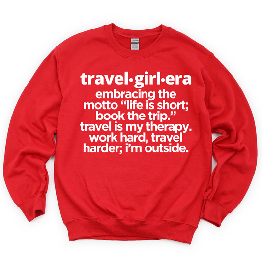 Travel Girl Era Unisex Sweatshirt