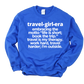 Travel Girl Era Unisex Sweatshirt